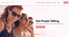 Desktop Screenshot of markett.com